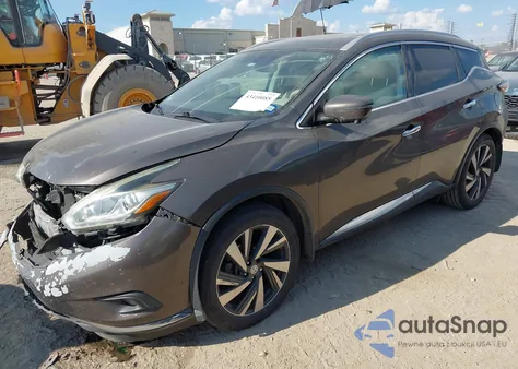 2016 Nissan Murano Platinum из США, поврежденный, VIN 5N1AZ2MG2GN106424